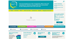 Desktop Screenshot of conversationsforlife.co.uk